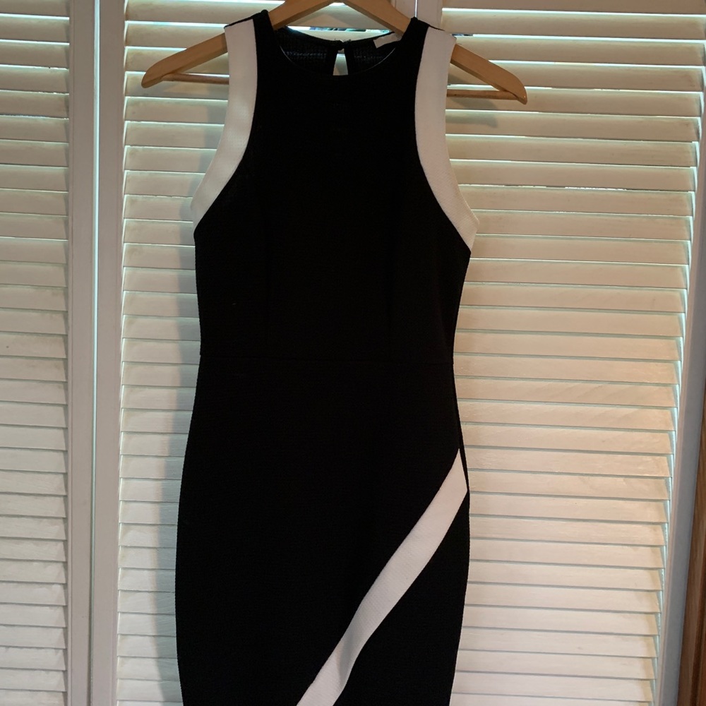 Black and white dress
